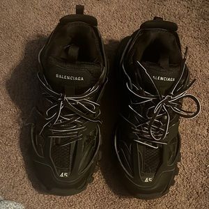 Balenciaga track runners black